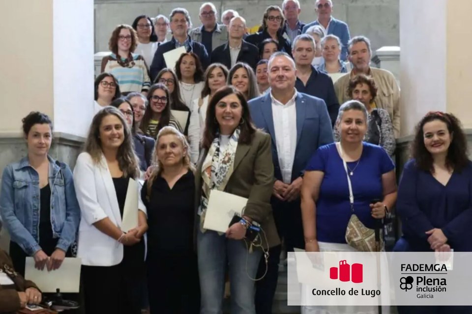 FADEMGA recibe unha axuda de 3.000 euros do Concello de Lugo para reforzar os servizos de emprego