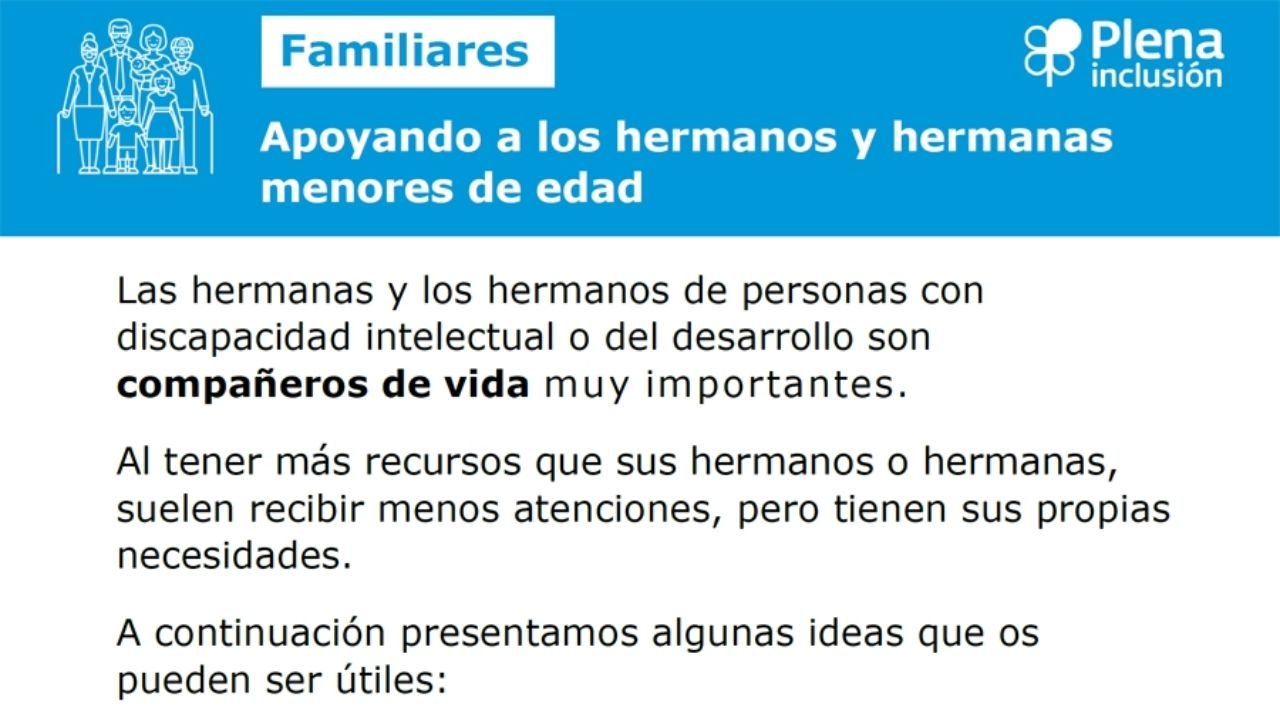 Apoiando os irmáns e as irmás pequenos