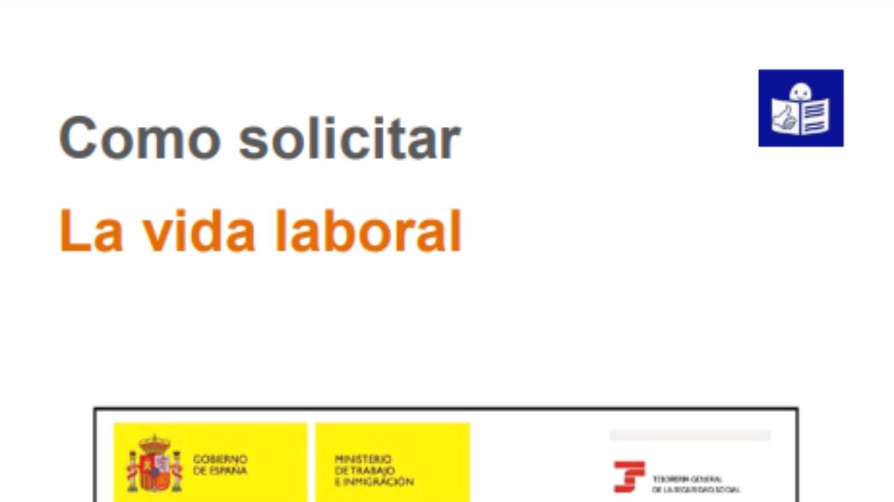 Como solicitar a vida laboral. Lectura doado