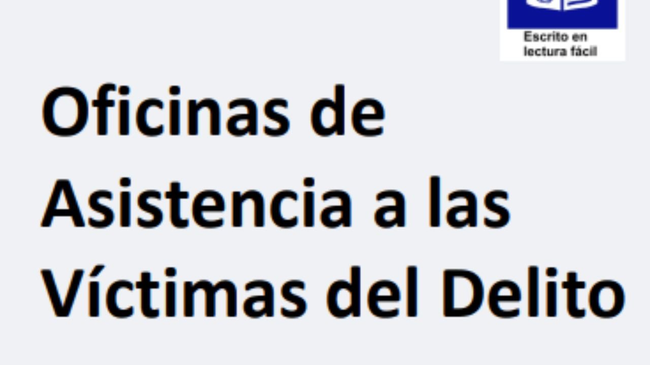 Oficinas de Asistencia ás Vítimas do Delito. Lectura doado