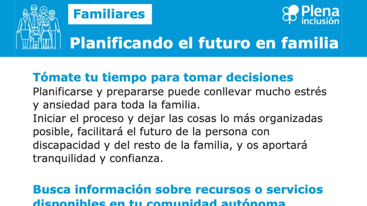 Planificando o futuro en familia