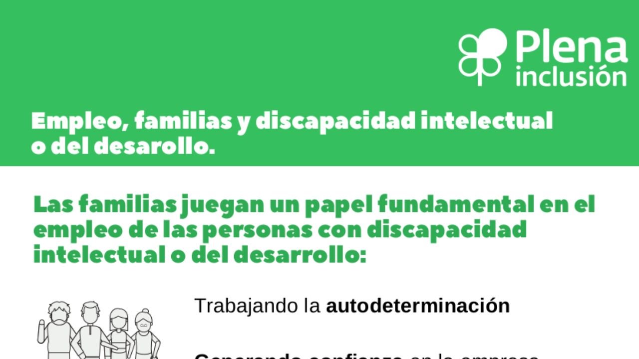 Como traballar coas familias para que contemplen o emprego ou autoemprego