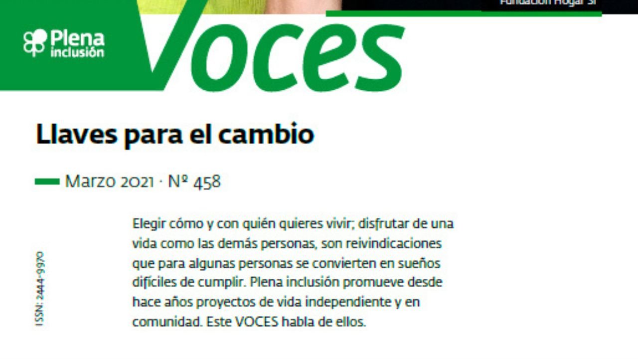 VOCES 458. Especial Vivenda inclusiva