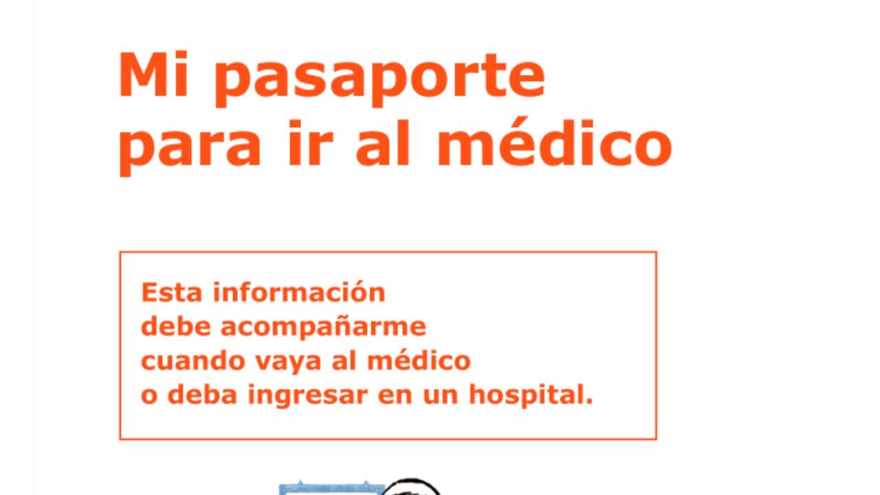 O meu pasaporte para ir ao médico. Lectura doado