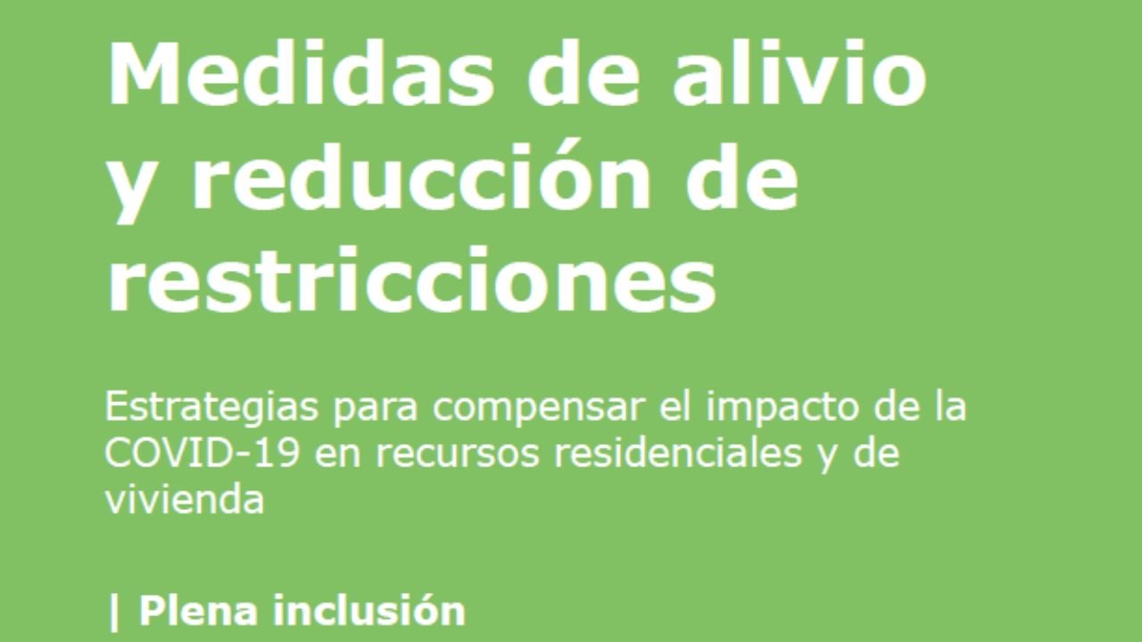 Medidas de alivio e redución de restricións