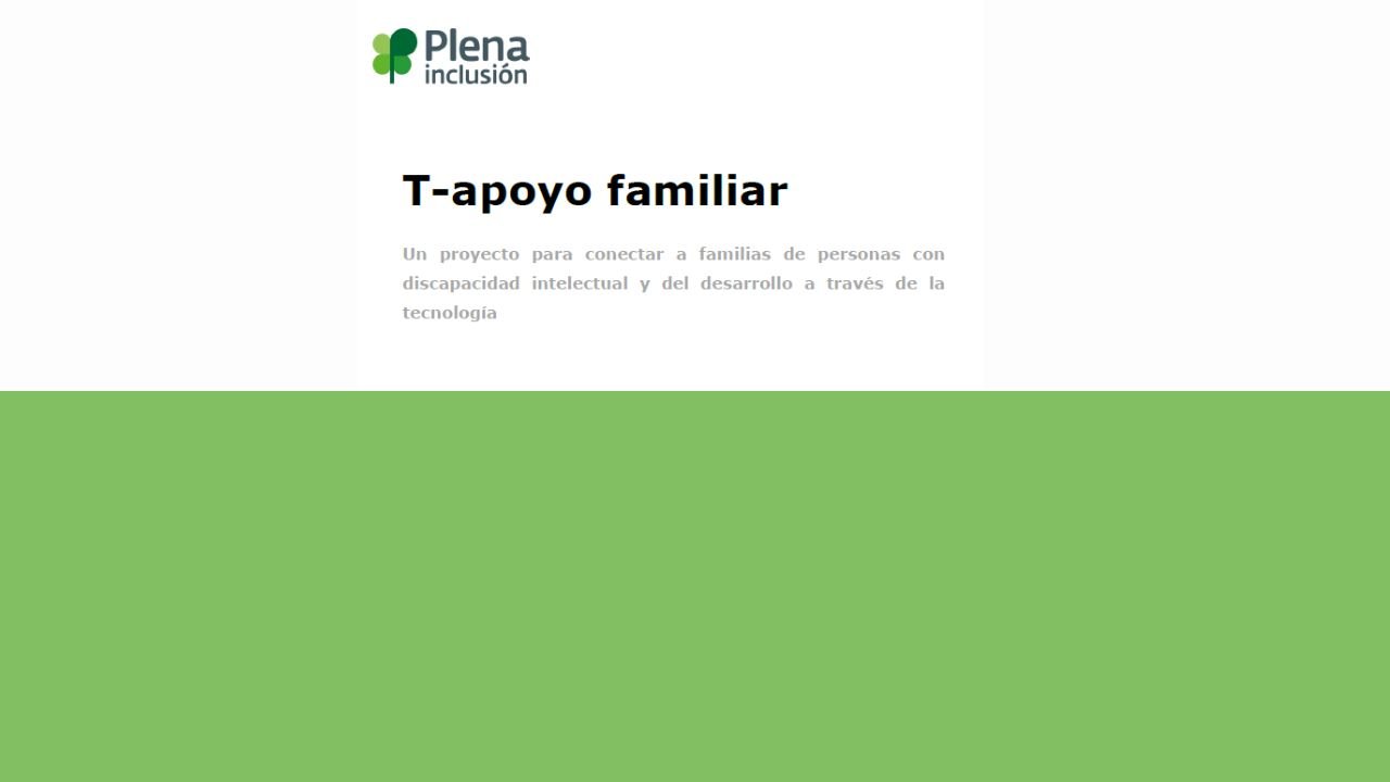 T-apoio familiar