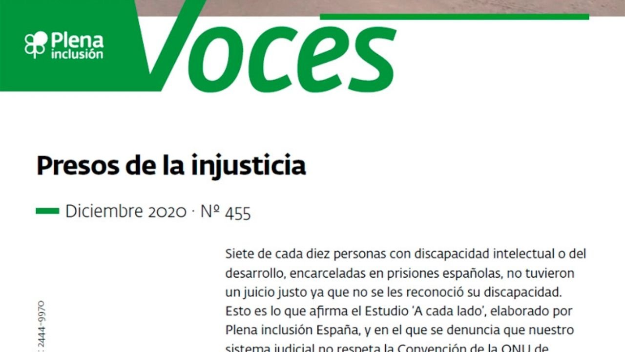 VOCES 455. Especial Personas reclusas