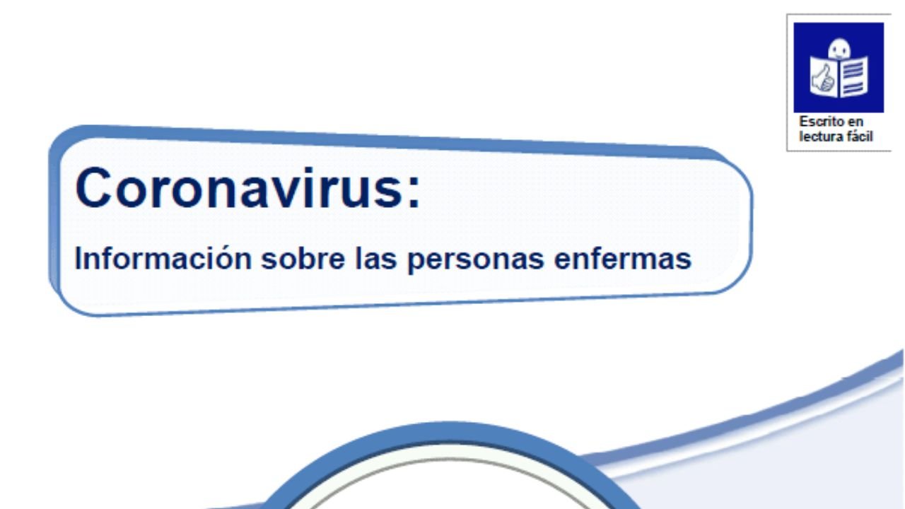 Coronavirus: Información sobre as persoas enfermas. Lectura doado
