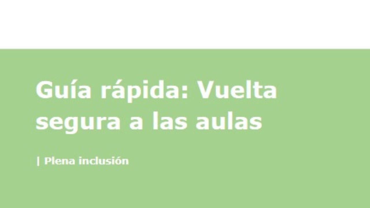 Guía rápida: Volta segura ás aulas