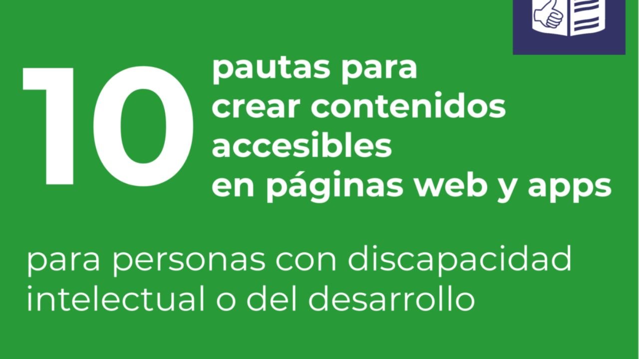 10 pautas para crear contidos accesibles en páxinas web e apps
