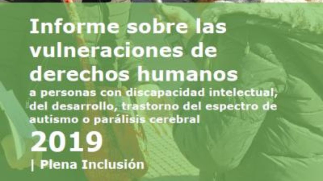 Informe sobre as vulneracións de dereitos humanos a persoas con discapacidade intelectual 2019