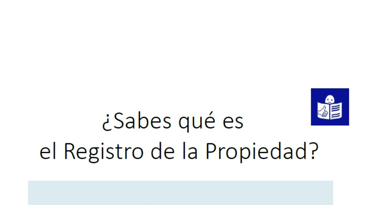 Guía básica do Rexistro da Propiedade. Lectura doado