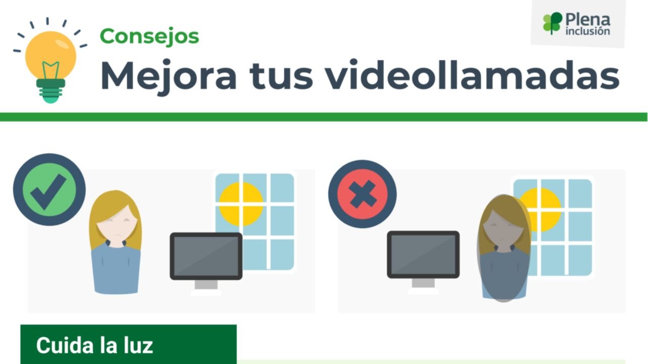 Infografía. Mellora as túas videollamadas