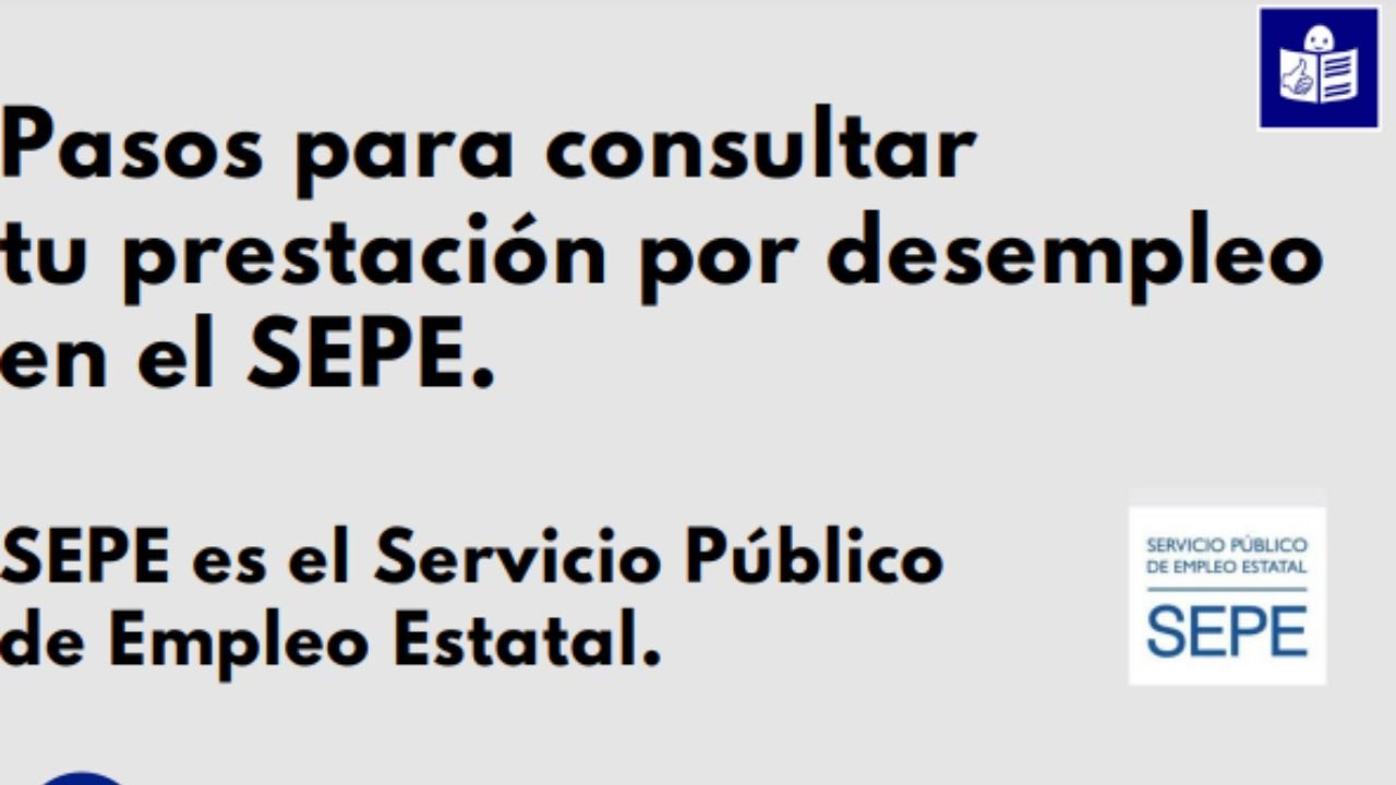Pasos para consultar a túa prestación por desemprego no SEPE. Lectura doado
