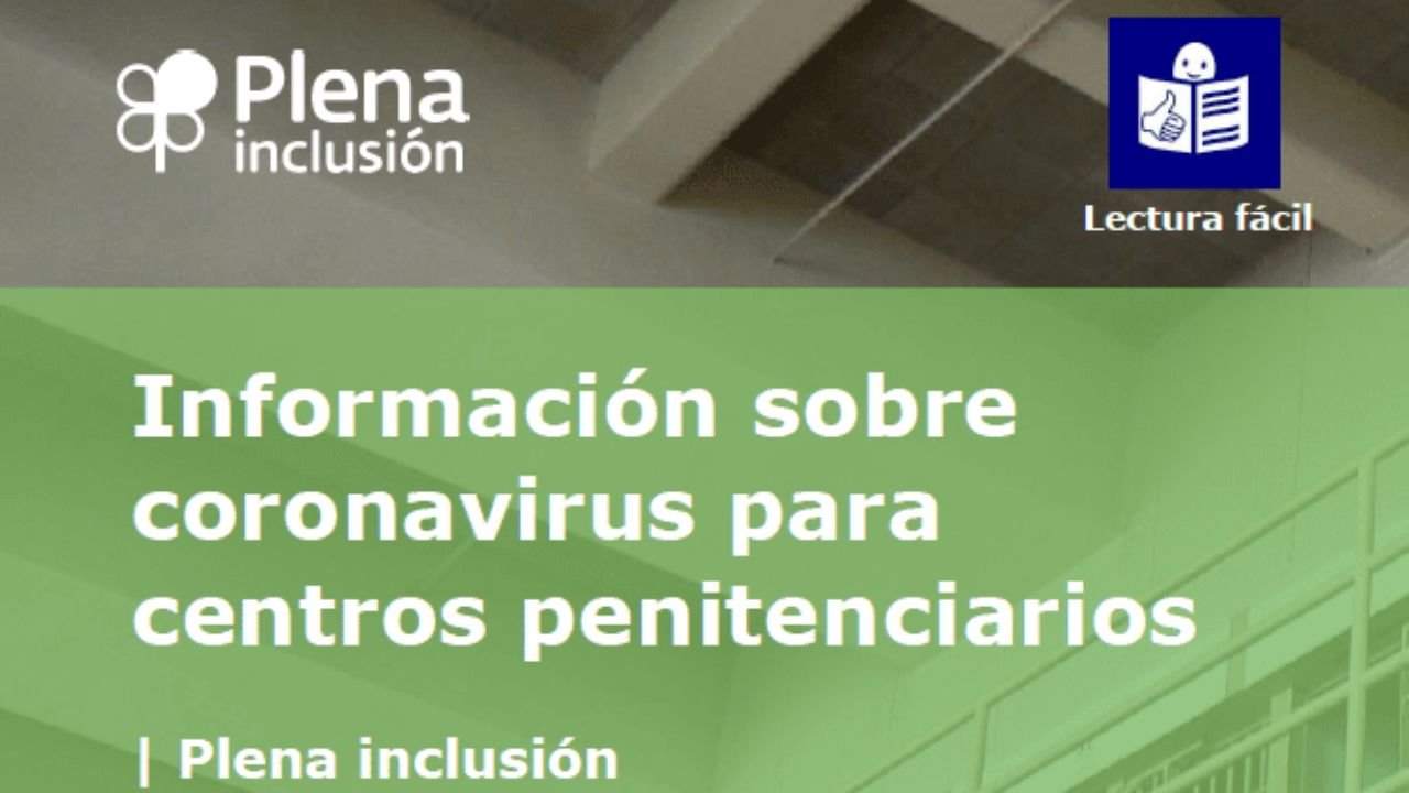 Información sobre o coronavirus para centros penais. Lectura doado