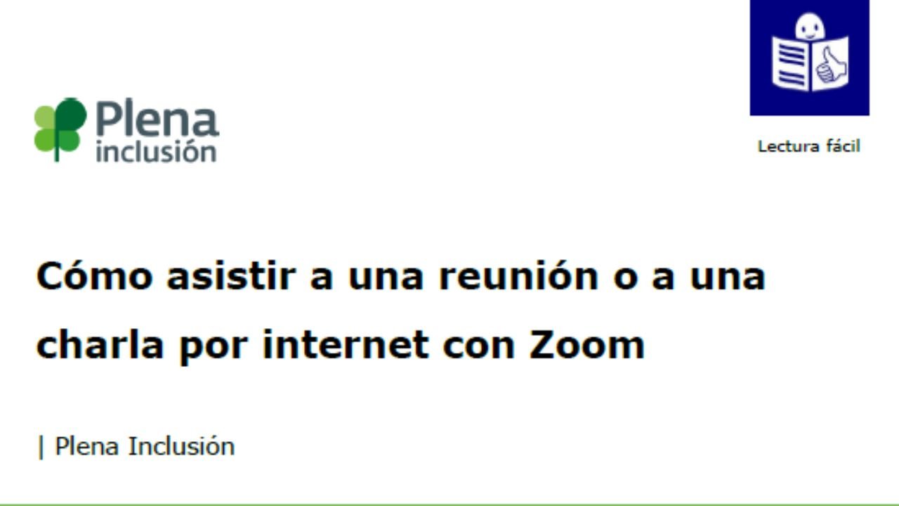 Como asistir a unha reunión ou a unha charla por internet con Zoom. Lectura doado