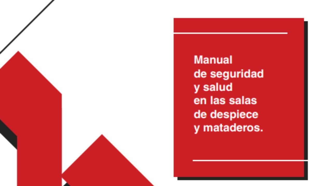 Manual de seguridade e saúde nas salas de despezamento e matadoiros. Lectura doado