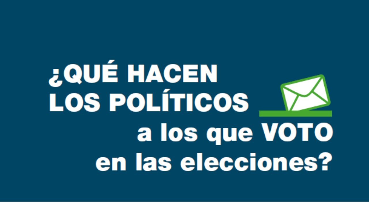 ¿Qué hacen los políticos a los que voto en las elecciones? Lectura fácil