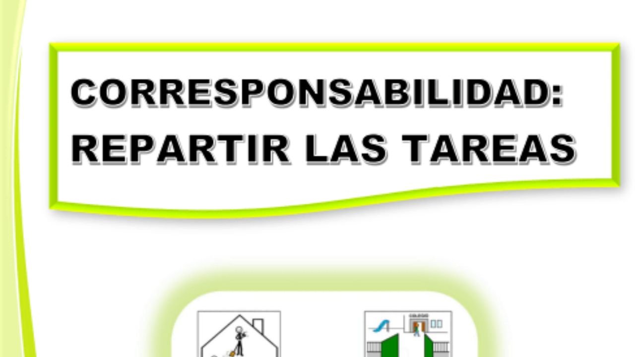 Corresponsabilidade: repartir as tarefas. Lectura fácil
