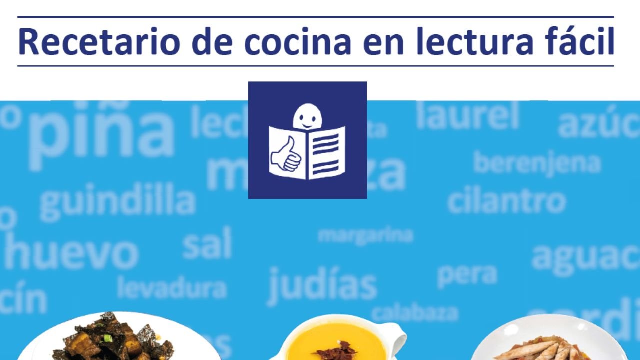 Recetario de cocina en lectura fácil