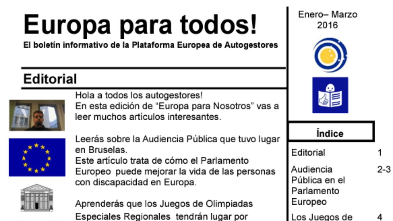 Europa para todos 2016 / 1