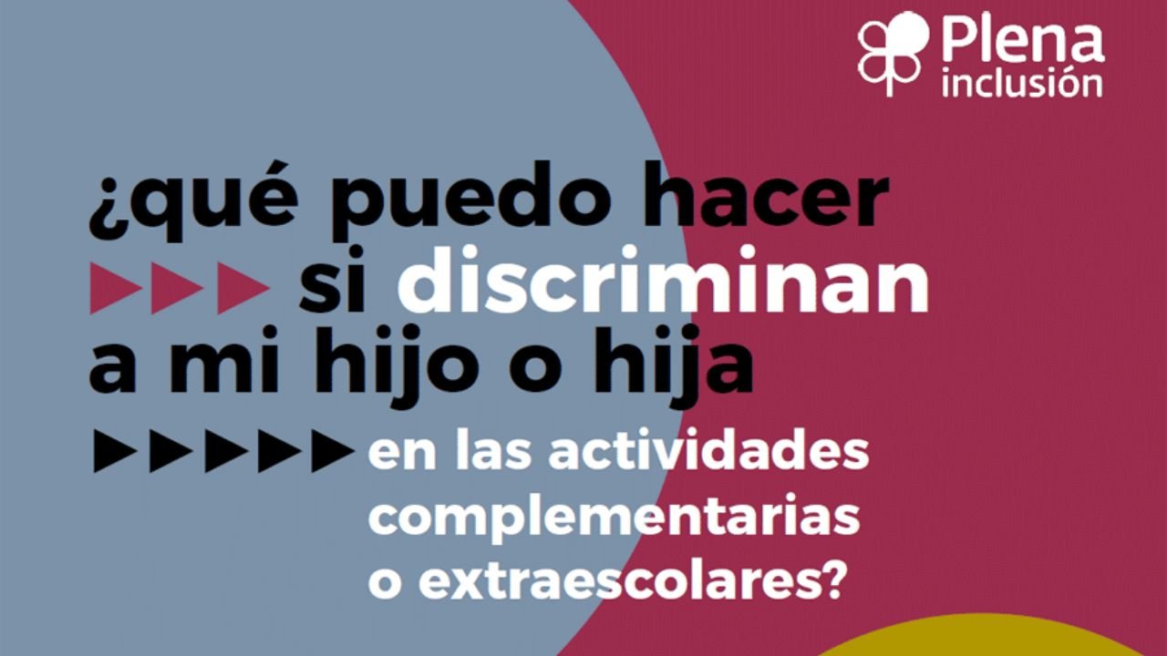Guía ‘¿Qué puedo hacer si discriminan a mi hijo o hija en las actividades complementarias o extraescolares?’